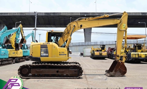 ขายรถขุด KOMATSU PC128US-8 แทรคเหล็กพร้อมเกี๊ยะยาง มีกล้องมองหลัง มีอาร์มเครน มือสองสภาพดี นำเข้าจากญี่ปุ่น โดย P&P Pro