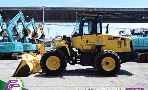 ขายรถตัก KOMATSU WA100-5 เทียบเท่า 910G2 ห้องเก๋ง มือสองสภาพดี นำเข้าจากญี่ปุ่น โดย P&P Pro