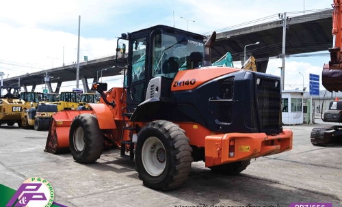 รถตัก HITACHI ZW140-5B รุ่นใหม่ เทียบเท่า 924K และ WA200-7 ห้องเก๋ง มือสองสภาพดี นำเข้าจากญี่ปุ่น โดย P&P Pro