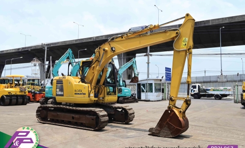 ขายรถขุด KOMATSU PC128US-8 แทรคเหล็กพร้อมเกี๊ยะยาง มีกล้องมองหลัง มีอาร์มเครน มือสองสภาพดี นำเข้าจากญี่ปุ่น โดย P&P Pro