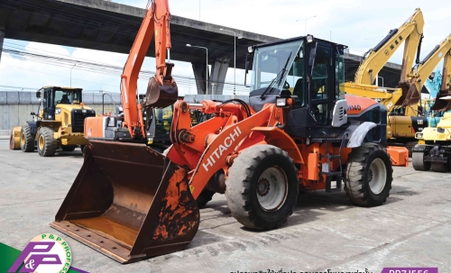 รถตัก HITACHI ZW140-5B รุ่นใหม่ เทียบเท่า 924K และ WA200-7 ห้องเก๋ง มือสองสภาพดี นำเข้าจากญี่ปุ่น โดย P&P Pro