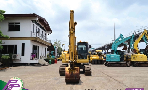 ขายรถขุด KOMATSU PC128US-8 แทรคเหล็กพร้อมเกี๊ยะยาง มีกล้องมองหลัง มีอาร์มเครน มือสองสภาพดี นำเข้าจากญี่ปุ่น โดย P&P Pro