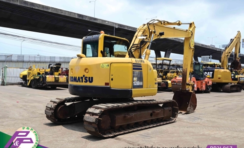 ขายรถขุด KOMATSU PC128US-8 แทรคเหล็กพร้อมเกี๊ยะยาง มีกล้องมองหลัง มีอาร์มเครน มือสองสภาพดี นำเข้าจากญี่ปุ่น โดย P&P Pro