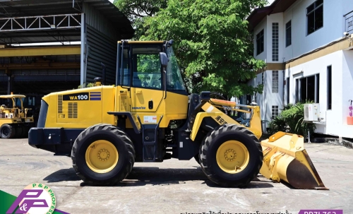 ขายรถตัก KOMATSU WA100-5 เทียบเท่า 910G2 ห้องเก๋ง มือสองสภาพดี นำเข้าจากญี่ปุ่น โดย P&P Pro