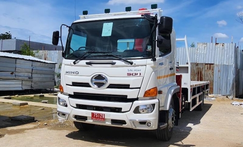 รถบรรทุกHINO ติดตั้งเครน 5 ตัน  ไกรสร 091-7838676