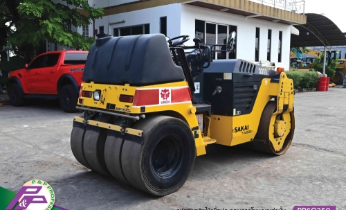 ขายรถบด SAKAI TW502-1 รถบดหน้าเหล็ก-หลังยาง รุ่นใหม่ เอวอ่อน ชั่วโมงน้อย มือสองสภาพดี นำเข้าจากญี่ปุ่น โดย P&P Pro