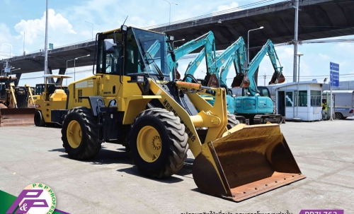 ขายรถตัก KOMATSU WA100-5 เทียบเท่า 910G2 ห้องเก๋ง มือสองสภาพดี นำเข้าจากญี่ปุ่น โดย P&P Pro
