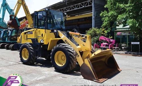 ขายรถตัก KOMATSU WA100-5 เทียบเท่า 910G2 ห้องเก๋ง มือสองสภาพดี นำเข้าจากญี่ปุ่น โดย P&P Pro