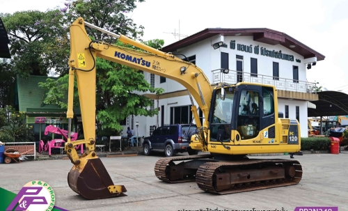 ขายรถขุด KOMATSU PC120-8 มีกล้องมองหลัง มือสองสภาพดี นำเข้าจากญี่ปุ่น โดย P&P Pro