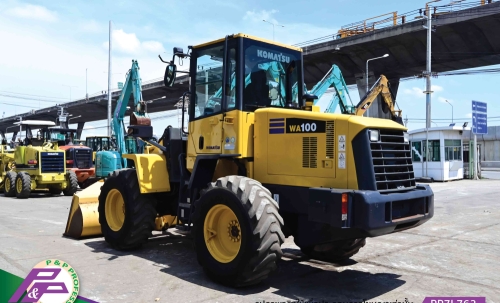 ขายรถตัก KOMATSU WA100-5 เทียบเท่า 910G2 ห้องเก๋ง มือสองสภาพดี นำเข้าจากญี่ปุ่น โดย P&P Pro