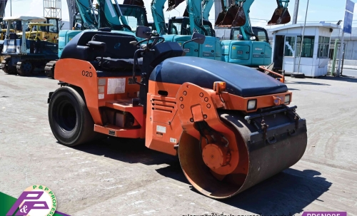 ขายรถบด HITACHI CC150C-2 รถบดหน้าเหล็ก-หลังยาง เทียบเท่า SAKAI TW502 เอวอ่อน ชั่วโมงน้อย มือสองสภาพดี นำเข้าจากญี่ปุ่น โดย P&P Pro