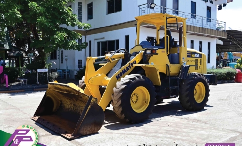 ขายรถตัก KOMATSU WA100-7รุ่นใหม่ เทียบเท่า 910K มือสองสภาพดี นำเข้าจากญี่ปุ่น โดย P&P Pro