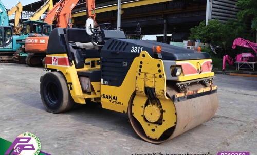 ขายรถบด SAKAI TW502-1 รถบดหน้าเหล็ก-หลังยาง รุ่นใหม่ เอวอ่อน ชั่วโมงน้อย มือสองสภาพดี นำเข้าจากญี่ปุ่น โดย P&P Pro