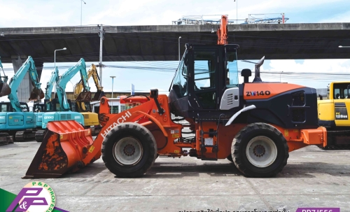 รถตัก HITACHI ZW140-5B รุ่นใหม่ เทียบเท่า 924K และ WA200-7 ห้องเก๋ง มือสองสภาพดี นำเข้าจากญี่ปุ่น โดย P&P Pro