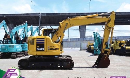 ขายรถขุด KOMATSU PC128US-10 มีไลน์หัวเจาะ มีอาร์มเครน ชั่วโมงน้อย มือสองสภาพดี นำเข้าจากญี่ปุ่น โดย P&P Pro