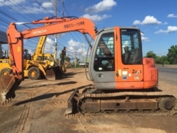 ขายรถแบคโฮ HITACHI ZX75US ปี 2003 คอลโทรลสั้น ปั้มนิ้ว รถนอกนำเข้าเองจากญี่ปุ่น มีVDOการทำงานครับ