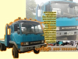 **580,000 บ.ต่อรอง /// 10ล้อ MITSU FUSO MA-195 10สปีด เทนเลอร์2เพลา ขนแบคโฮPC-200 **ขาย MITSUBISHI F