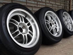 RPF1 ขอบ 15 4รู100 กว้าง8 ออฟ35/12 ยาง Dunlop ปี12