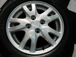 ล้อแม็ก Honda brio พร้อมยาง michelin xm2 175 65 14 ปี2015