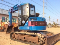 ขายรถแบคโฮ KOMATSU PC75UU-2 สภาพสวยพร้อมใช้งาน รถนอกนำเข้าเองจากญี่ปุ่น มีVDOการทำงานครับ