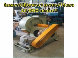 โบลเวอร์ (Blower) มอเตอร์15แรง 42,000เท่านั้น!!!ชมเครื่องจักร