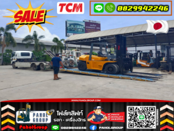 ฟอล์คลิฟท์6ตัน 7ตัน TCM เครื่องISUZU ยกสูง4เมตร มือสองญี่ปุ่น