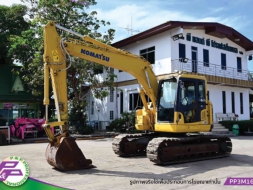 ขายรถขุดKOMATSU PC128US-8มีไลน์หัวเจาะมีกล้องหลังนำเข้าโดยP&P Pro